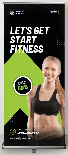 DOUBLE SIDED Pull Up Banners - phoenixprint.shop