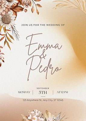 14pt Matte Finish Invitations