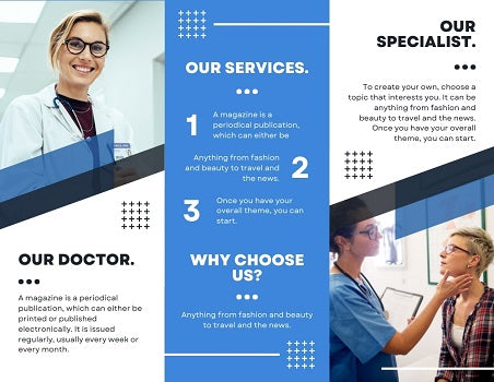 11 X 17 Matte Finish Brochures