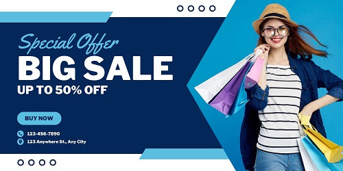 24 X 60 Glossy Vinyl Banners