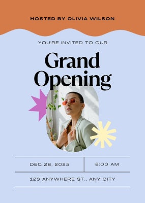 4.25 X 5.5 Matte Finish (14pt) Invitations