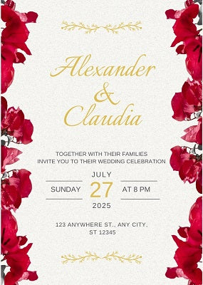 4.25 X 5.5 UV (14pt) Invitations