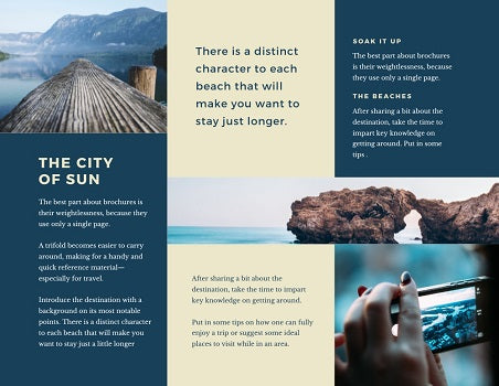 8.5 X 14 Matte Finish Brochures