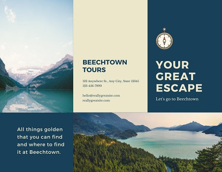 8.5 X 14 Matte Finish Brochures