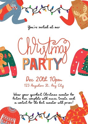 8.5 X 5.5 Pearl Paper Invitations