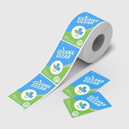 Rectangle BOPP Roll Labels