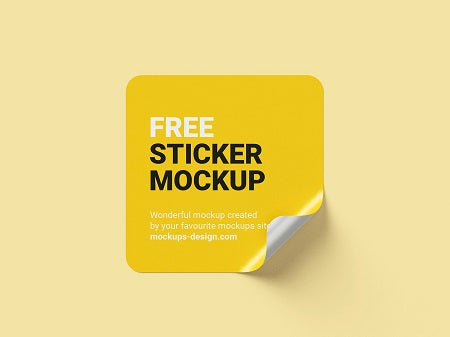 Square Cut Labels / Stickers