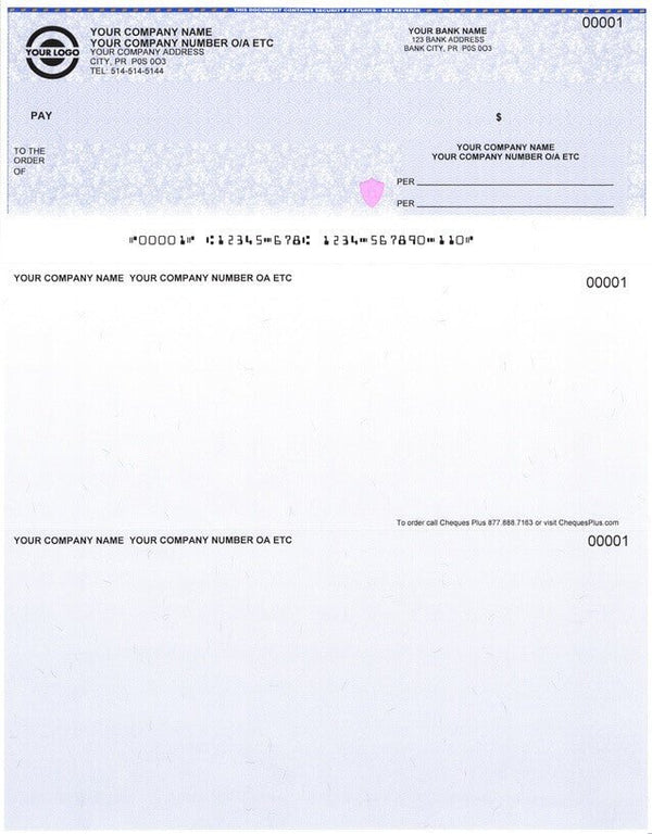 Computer Printed Cheque Computer Cheque-B/W Logo - phoenixprint.shop